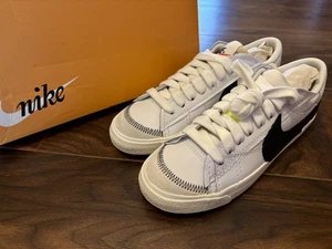 Nike Blazer Low 77 Low Jumbo weiß schwarz Segel Turnschuhe UK Größe 7 - Bild 1 von 14