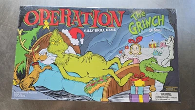 Dr. Seuss The Grinch Operation Silly Skill Game Christmas Holiday 2023 - Image 1 of 4