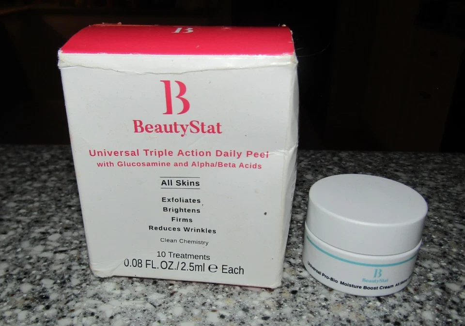 Beauty Stat Universal Triple Action Daily Peel Pads 9 Moisture Boost Cream SET - Image 1 of 1