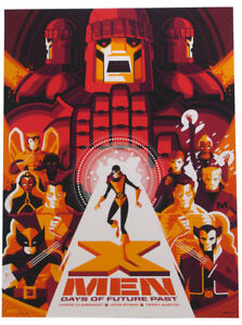 X-Men Days Of Future Past Print Tom Whalen Mondo Marvel Comics Rare Proof