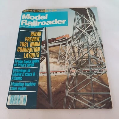 1981 June, Model Railroader Magazine, Sneak Preview Convention Layouts (CP289) - Image 1 of 3