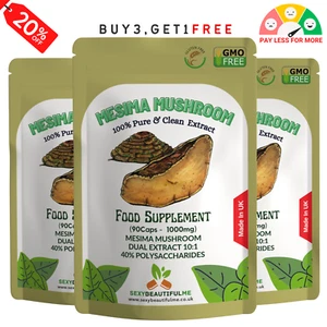 Mesima Funghi Capsule 10000mg-(140mg Polisaccaride)-Salute della Prostata e del Fegato - Foto 1 di 11