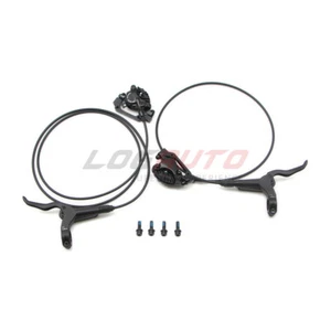 For XT M8000 Hydraulic Disc Front Rear Brake Set Lever Caliper 800mm/1550mm Bike - Picture 1 of 12