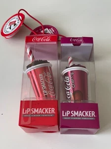 Lip Smacker Lip Gloss Balm Coca Cola Lot of 2 Cherry Coke NEW Lipsmackers - Picture 1 of 1