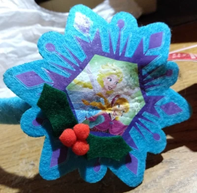 Disney Princess Frozen Elsa and Anna Snowflake Headband Christmas Holiday - Image 1 of 3