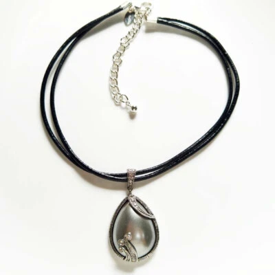 Collar Colgante Lágrima 16" Chicos Regalo Moda Mujeres Fiesta Vacaciones Joyería Foto 1 de 4