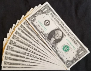 SERIES 1974 $1 FRN COMPLETE 12-NOTE FEDERAL RESERVE DISTRICT SET - Picture 1 of 2