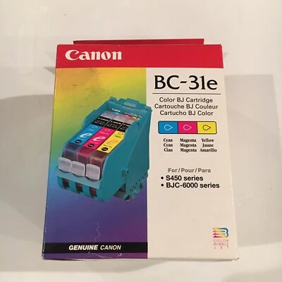 Original BC-31e BJ Cartridge for Canon ~S450~BJC-6000 - Image 1 of 4