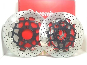 78B42 COPPIA DISCHI FRENO ANTERIORI FLOTTANTI BREMBO SUZUKI GSX-R 600 2004 2005 - Imagen 1 de 2