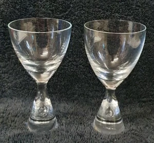 🔶️2 HOLMEGAARD PRINCESS SCHNAPPS SHOT GLASS BENT SEVERIN MCM DANISH MODERN - Picture 1 of 7