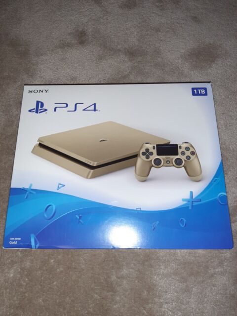 Sony PlayStation 4 Slim 1TB Gaming Console Gold 3002189 