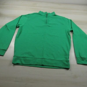Peter Millar Sweater Men Small Green Pullover Quarter Zip Soft Cotton Golf - Picture 1 of 11