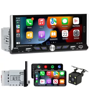 6.9" Autoradio Single Din Touchscreen Wireless Apple Carplay Android Auto Kamera - Bild 1 von 21