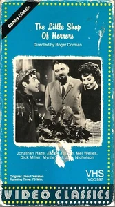 The Little Shop Of Horrors VHS 1985 Dick Miller Jack Nicholson Roger Corman VTG - Picture 1 of 4