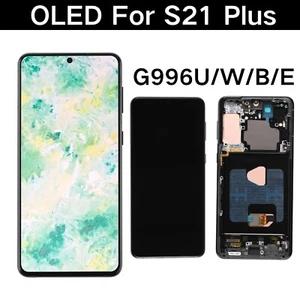 For Samsung Galaxy S21 Plus G996 OLED LCD Display Touch Screen Digitizer Black - Picture 1 of 7