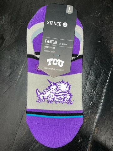 University of TCU Horn Frogs Super Invisible Height Large 9-12 NEW Cover