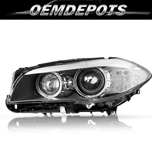 Xenon Headlight Left Side w/ Adaptive For 2011-2013 BMW 5 SERIES 528i 550i F10 - Picture 1 of 8