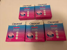 Lot Of Five Clearasil Ultra Overnight Spot Patches 18-Count Reduces Inflammation