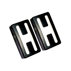 2pcs Black Electric Guitar Pickup Cover Humbucker Brass H Cover for Epiphone LP - Picture 1 of 8