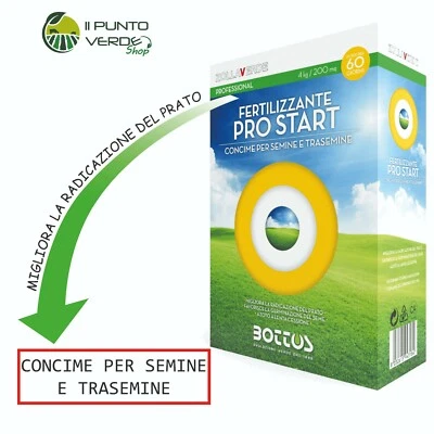 Bottos PRO START 13-24-10 da 4 KG Concime prato per NUOVE SEMINE e TRASEMINE