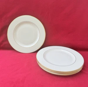 4er Set Lenox Hannah Gold Bone China Salatteller 8" Lot 1 - Bild 1 von 5