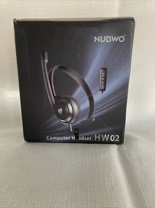 NUBWO HW02 USB Headset mit Mikrofon Noise Cancelling & Inline Steuerung - Bild 1 von 13