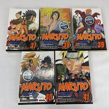 Naruto Manga Shonen Jump By Masashi Kishimoto Book Lot Volumes 37 38 39 40 41