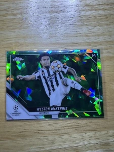 WESTON MCKENNIE 2021-22 Topps Chrome Sapphire Green Refractor /75 - Picture 1 of 2