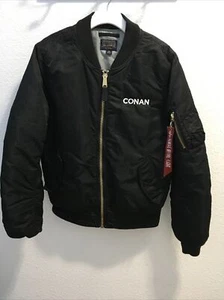 Alpha Industries Men’s Bomber Satin Jacket Black Size M - Picture 1 of 7