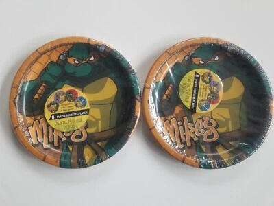 Party Express TEENAGE MUTANT NINJA TURTLES Dessert Plates (2 Pkgs 16 Total)  - Image 1 of 3