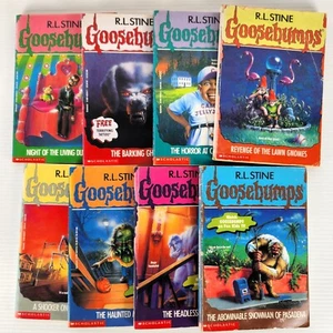 Vintage Goosebumps Original Titles 8x PB Book Bundle Lot R.L Stine Horror - Picture 1 of 16