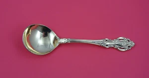 Grand Victorian Vermeil By Wallace Sterling Silver Gumbo Spoon 6 7/8" - Picture 1 of 2