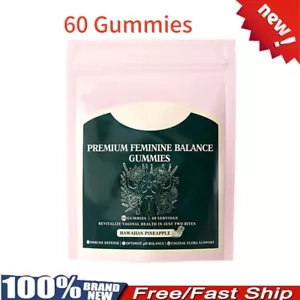 Premium Feminine Ph Balance Gummies - 60 Gummies Vaginal Health Cares New π - Picture 1 of 12
