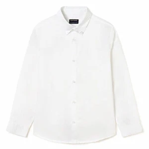MAYORAL Nukutavake Twill L/S  Button-Down Shirt -White -NWOT Boys 16 - Picture 1 of 5
