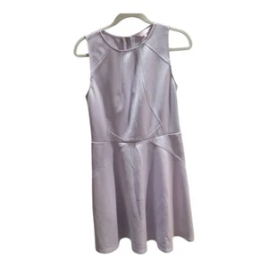 Abito Ted Baker $245 Mitton skater aderente e svasato viola pallido lilla taglia 3 (taglia 6) - Foto 1 di 8