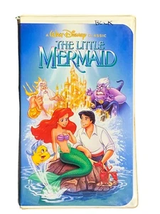 Disney The Little Mermaid (VHS, 1989, Black Diamond Edition) Banned Cover - Picture 1 of 3
