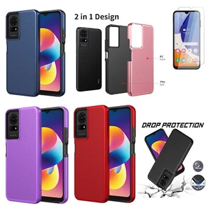 Coque téléphone pour TCL 50 LE (T510D) / K24 (T434D) double couche protection goutte - Photo 1 sur 16