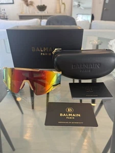 Balmain Fleche Sunglasses (Shield Sunglasses) Authentic - Picture 1 of 5