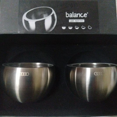 Audi x Carl Mertens Balance Cup New 2pcs set Novelty - Image 1 of 3