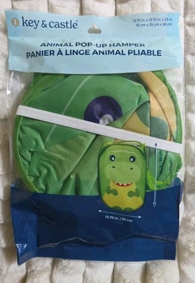 Key & Castle Foldable Pop-up Hamper Storage Animal Dinosaur Laundry Mesh - Image 1 of 3