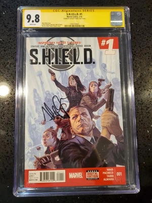 Hayley Atwell SIGNED S.H.I.E.L.D. #1 (2015) Agent Carter SHIELD AUTO CGC 9.8 SS - Image 1 of 4