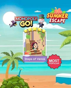 Steps_of_vence_MONO_POLY_GO_STICKERS_CARD 5 Stars FAST DELIVERY - Picture 1 of 1