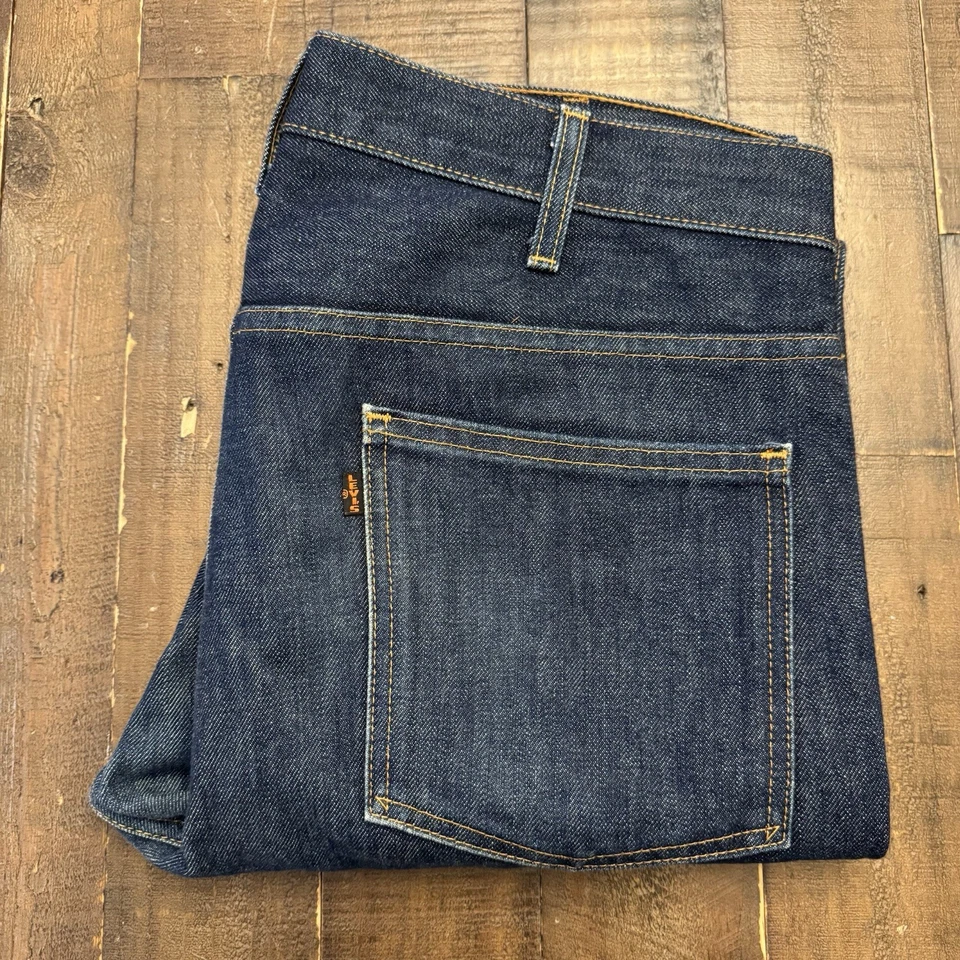 Pantalones de mezclilla para hombre Levi's LVC 606 W32x31 (etiqueta 32x32) azul crudo cónico ajustados EE. UU. 2014 Foto 1 de 4