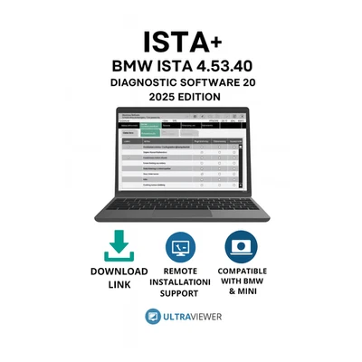 ISTA+ 4.53.40 BMW MINI Diagnostic & Coding Software 2025 - Image 1 of 2