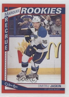 2013-14 O-Pee-Chee Wrapper Redemption Red Border Dmitrij Jaskin #574 Rookie RC - Image 1 of 2