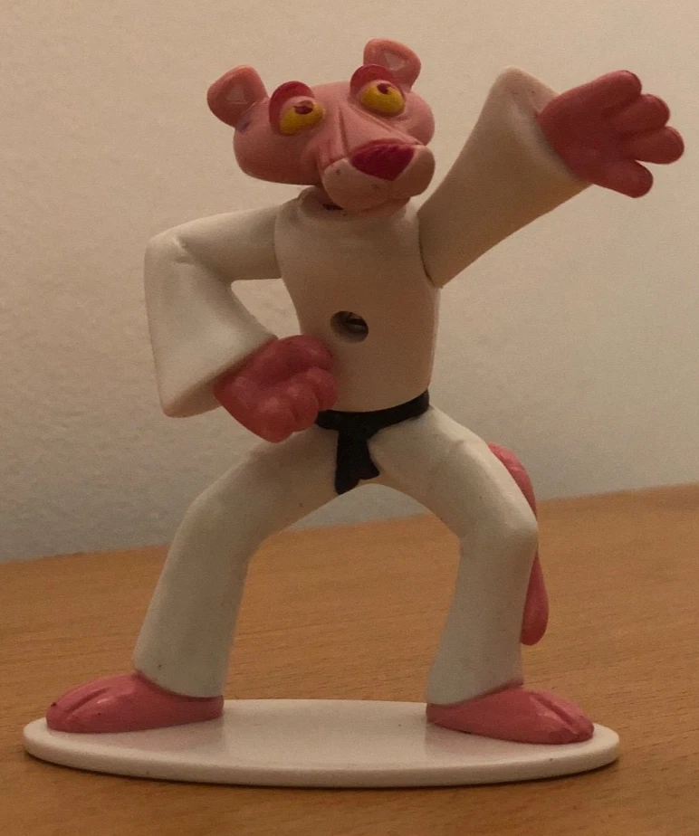 Vintage Pink Panther Martial Arts Toy Figure RARE VERSION - Image 1 of 1