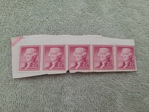 Vintage Rare Thomas Jefferson 2 Cent Red - 5 Total - Bild 1 von 4