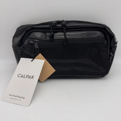 CALPAK Terra Small Sling Bag Obsidian Black Crossbody Fanny Pack Travel NEW - Image 1 of 4