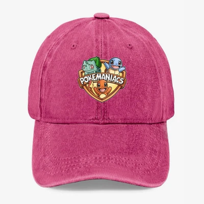 Шляпа Pokemaniacs Bulbasaur Squirtle Charmander милая аниме мультфильм напечатанный стиль - Изображение 1 из 4