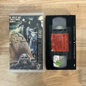 The Invisible Dead 1985 VHS Clamshell Horror Wizard Video SEE PHOTOS - Picture 1 of 7